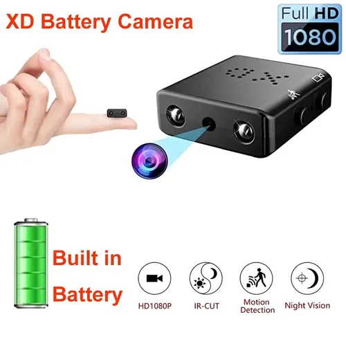 XD Mini cámara Full HD 1080P vigilancia videocámara de seguridad para el hogar visión nocturna Micro cámara detección de movimiento grabadora de vídeo y voz