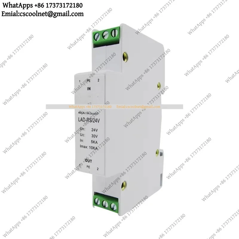 JS01 RS485 Signal Surge Protector Lightning Arrester For PLC Fire Alarm Sensor