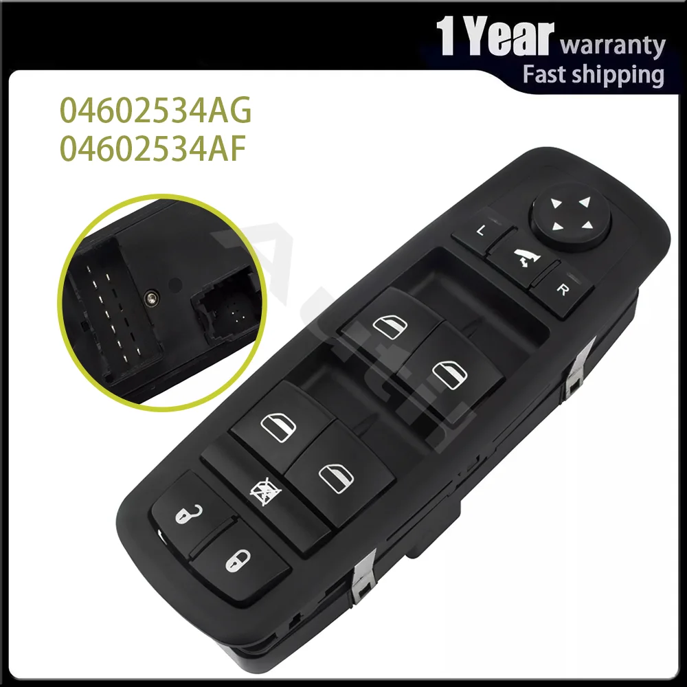 

Power Master Window Switch With Folding Function 04602534AG 04602534AF for Grand Caravan Town&Country Dodge Grand Caravan