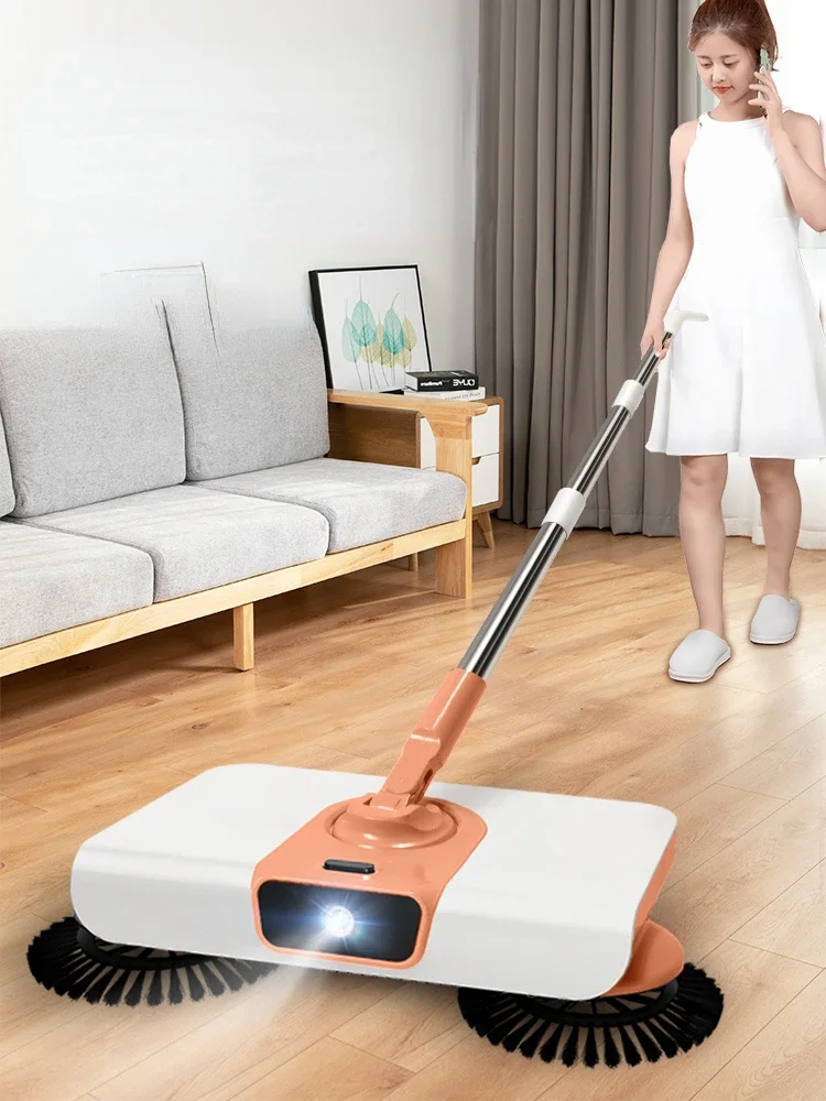 Broom set, household dustpan combination, broom sweeping machine, hand pushed sweeping and mopping integrated robot