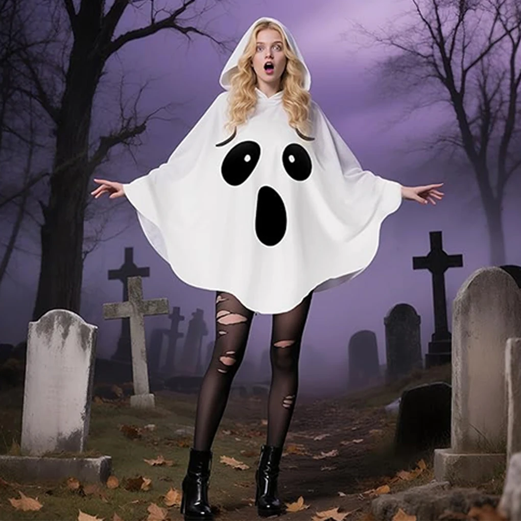 Białe, łatwe w noszeniu, eleganckie pomysły na kostiumy na Halloween na stylowe uroczystości, miękkie materiały, kostiumy na Halloween dla dorosłych, unikalne.