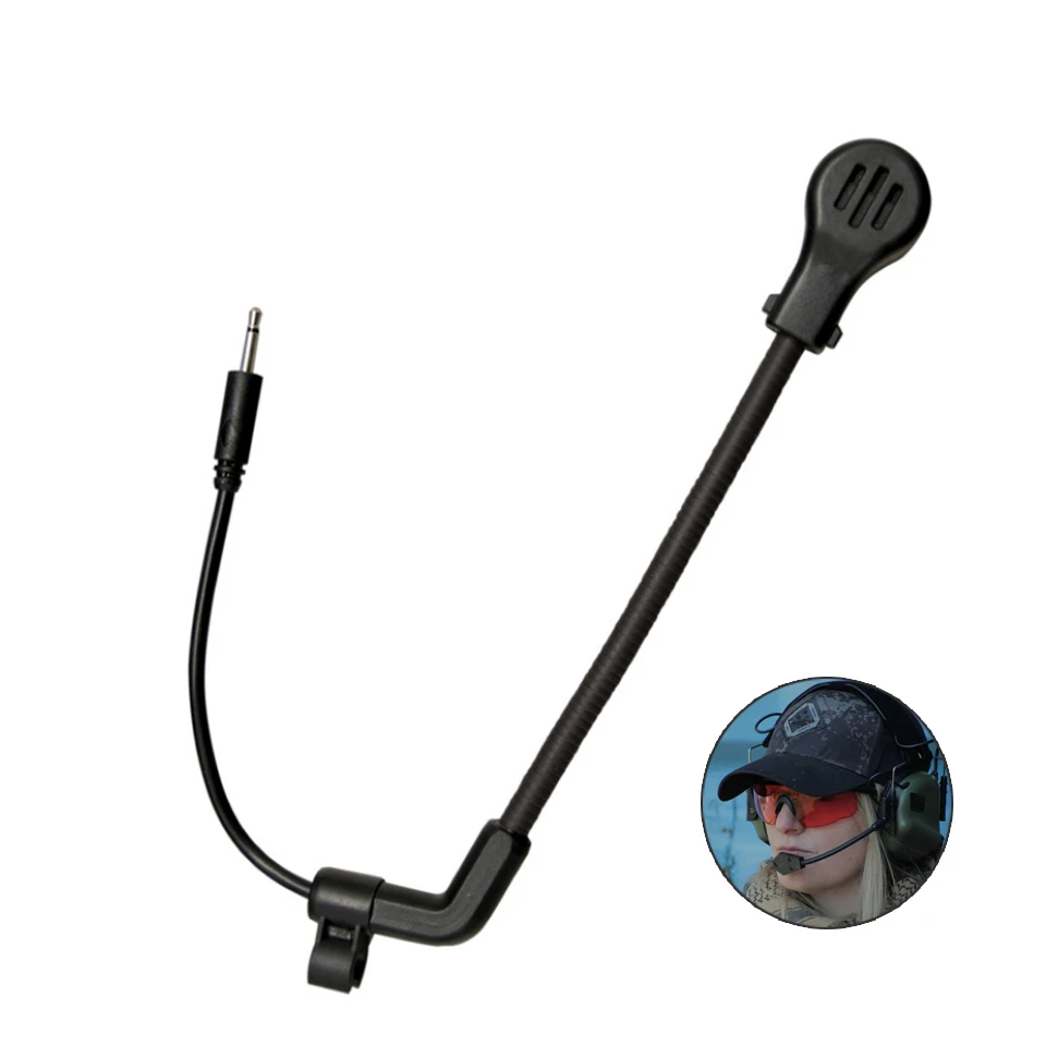 EARMOR Tactical Headset Communication Headset Microphone Replacement Boom mic collection for EARMOR M32 & M32H