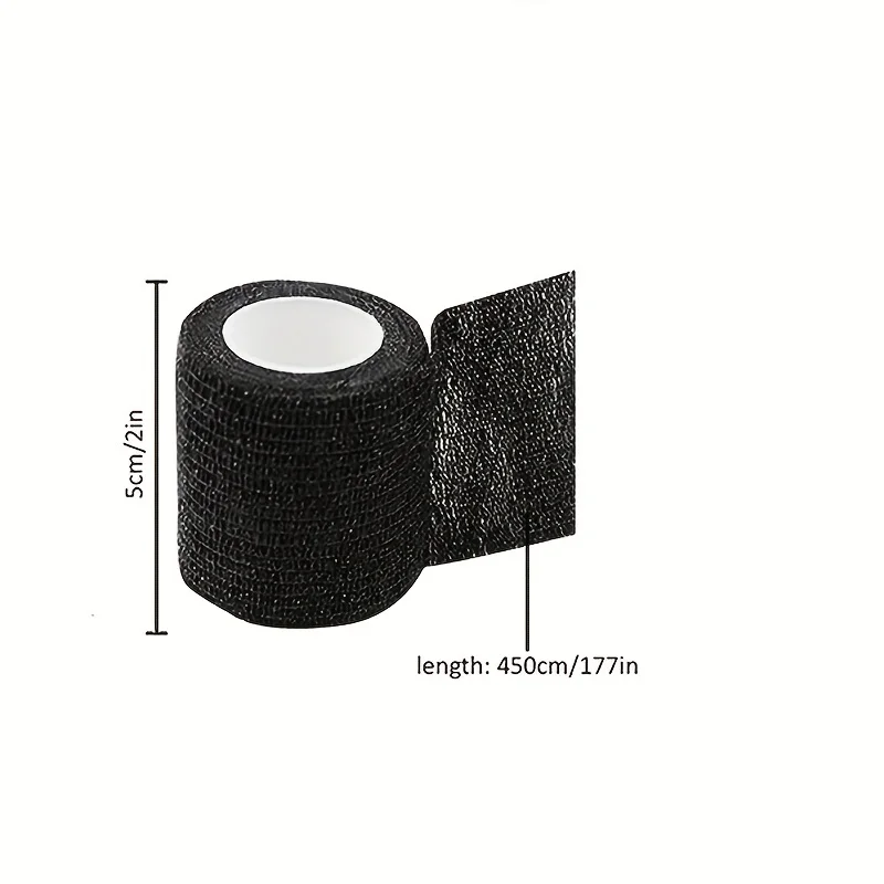 미끄럼 방지 운동용 부직포 문신 붕대, 일회용 방수 자기 접착 탄성 붕대, 6 개, 12 개, 24 개, 48 개