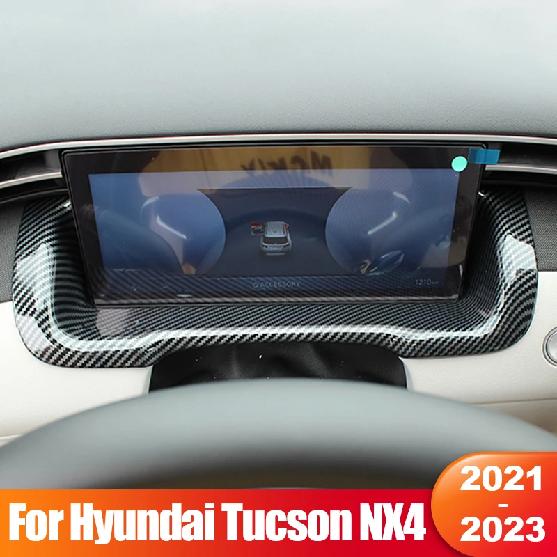 

For Hyundai Tucson NX4 2021 2022 2023 Hybrid N Line Car Dashboard Display Meter Ring Speedometer Gauge Cover Trim Accessories