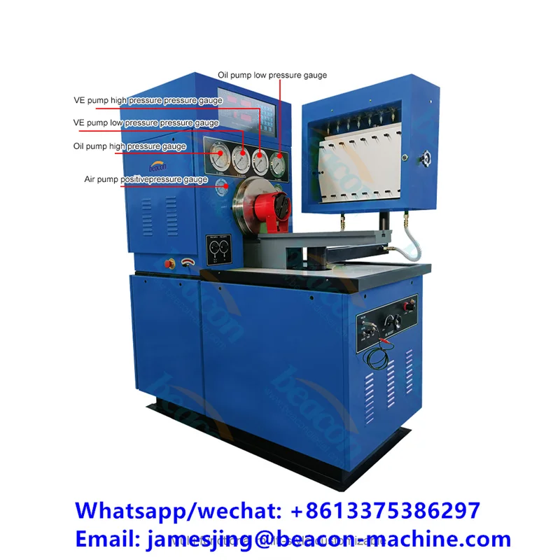 laboratory equipment 8 cylinder diesel pump test stand mini12psb diesel injection pump repair equipment