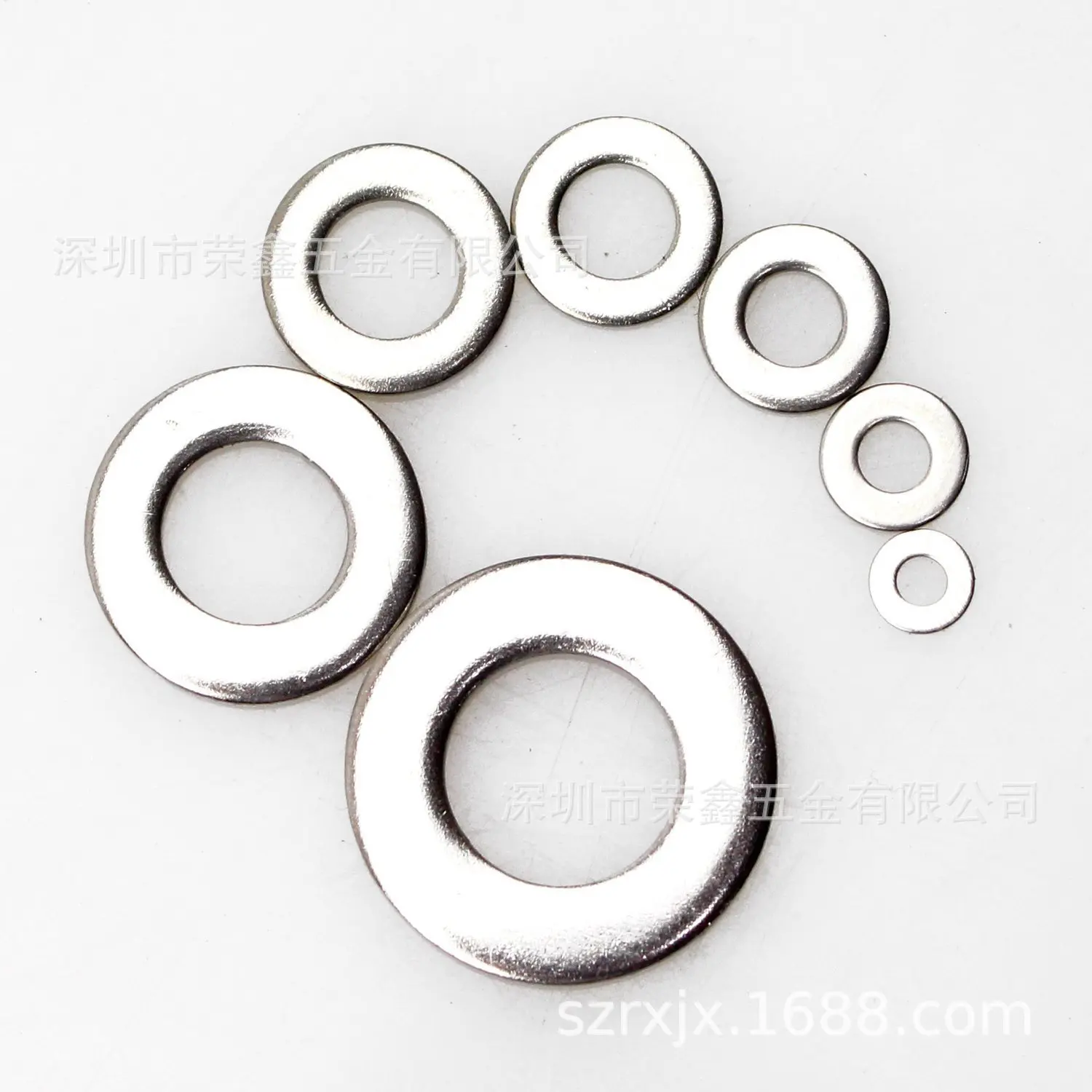 360pcs 304 Stainless Steel Extra Large & Thick Flat Washers Assortment Kit M2-M10, Plain Gaskets Box Set