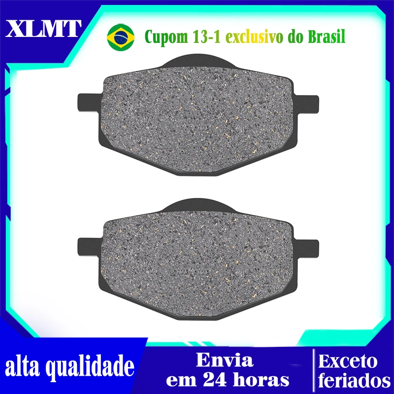 Almofadas de freio dianteiro e traseiro da motocicleta, discos para Yamaha DT 125 R / RE 88-04 DT125R DT125 LT101, 1 par
