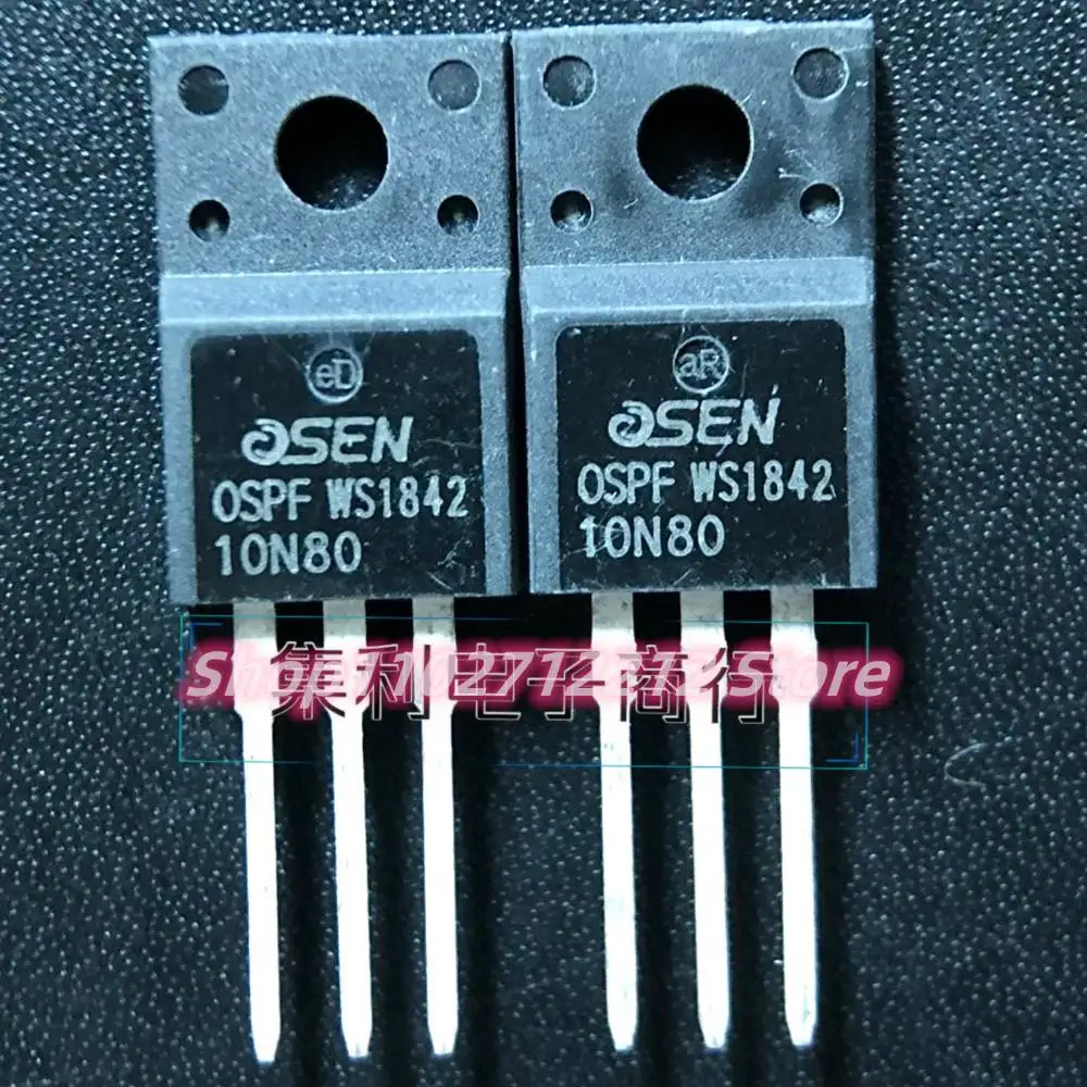 5PCS-10PCS  OSPF10N80 FQPF10N80  10A800VMOS 10N80 Imported NEW Original  Best Quality