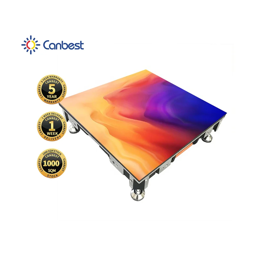 3x6 Modular Full Color LED Display Panel Stage Dance Floor LED Screen for Live Event & Wedding Stage Decoration