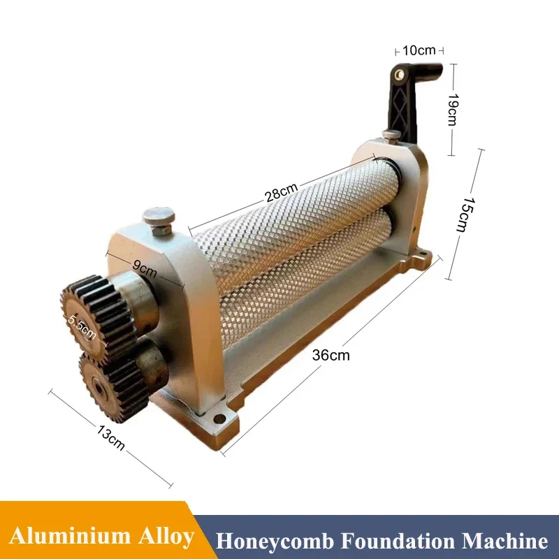 équation manuelle en alliage, avertir la cire d'abeille, peigne, rouleau de feuille de base