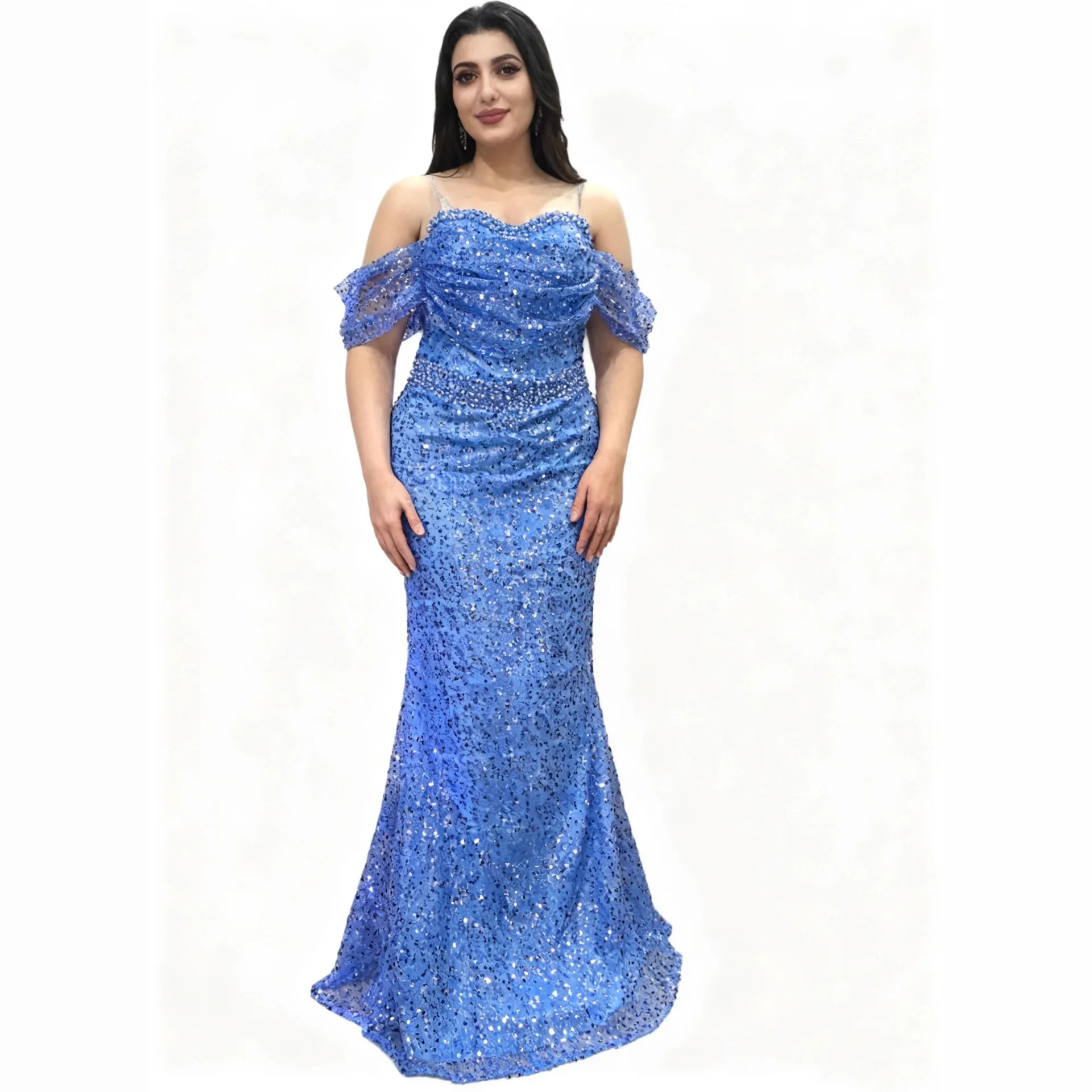 

Вечерние платья больших размеров для женщин, роскошное африканское платье с пайетками, элегантное длинное платье для свадебной вечеринки, женская одежда в Анкаре