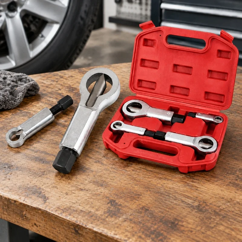 4-Pack Heavy-Duty Portable Hand Nut Removers, Sturdy Manual Tool for Tough Nut Extraction