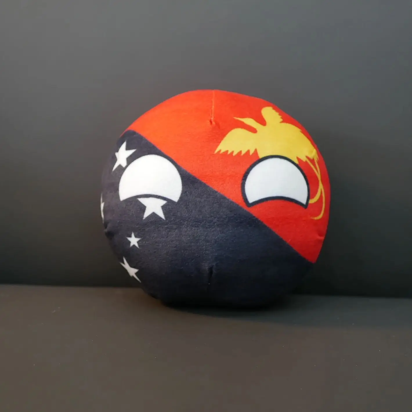 20/10cm Papua New Guinea Polandball Plush Toy Countryball Stuffed Doll Pendant Home Decoration