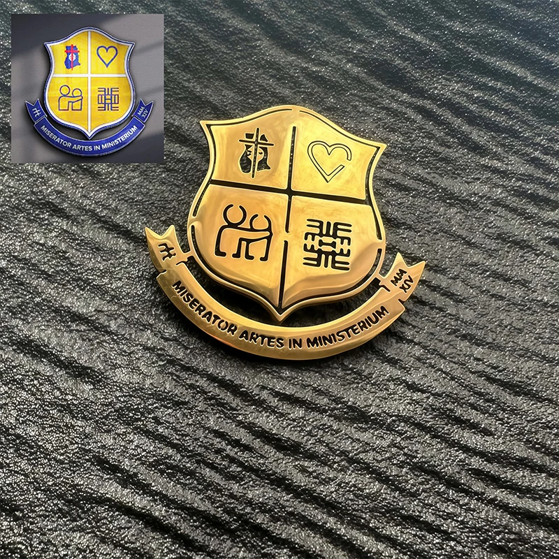 قم بتخصيص شعارك بروش أنماط شخصية شارة بدبابيس الفولاذ المقاوم للصدأ طوق دبابيس مخصصة أي صورة الموظف هدية بالجملة