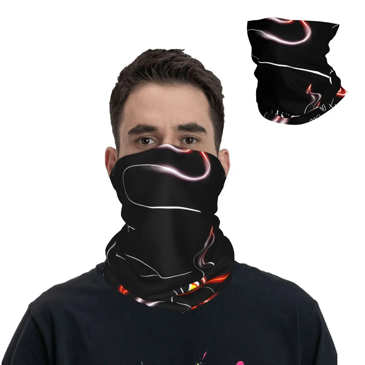 

Hisuian Zoroark Bandana Neck Cover Motorcycle Club Pokﾩmon Wrap Scarf Cycling Face Mask Hiking Unisex Adult Washable