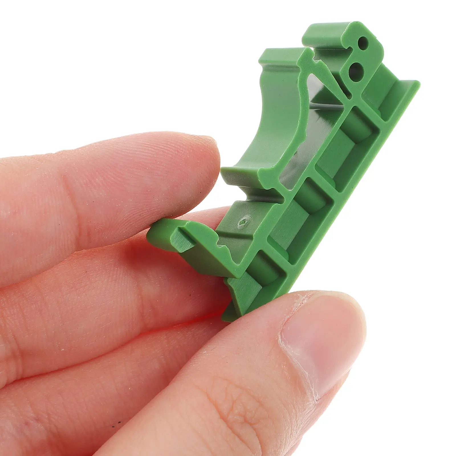 20Pcs Din Rail Mounting Adapter Heavy Duty Nylon Pcb Bracket Circuit Board Holder for Industrial Automation DIY Electrical