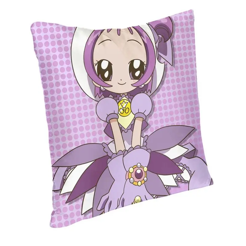 Luxury Japanese Magical Girl Animation Ojamajo Doremi Cushion Cover 45x45 Soft Ellie Pillow Case for Car Square Pillowcase