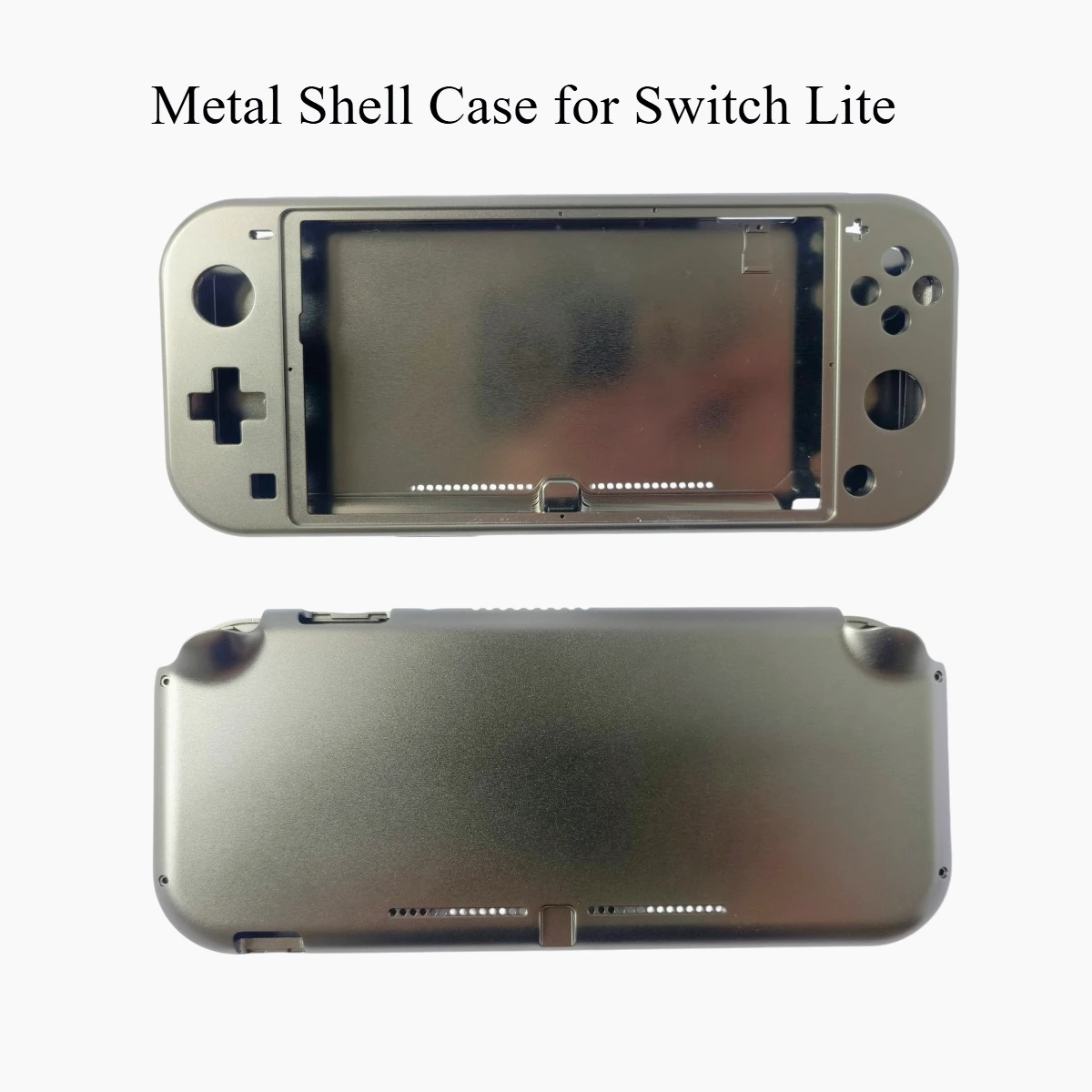 Metal Shell Case for Switch Lite Aluminum Alloy Housing Shell Metal Replacement Back Plate Housing Shell Cover no logo