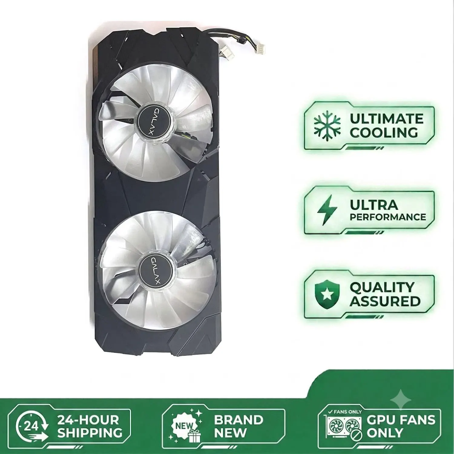 Fan and case 4PIN 95MM suitable for GALAXY GeForce RTX2070 EX graphics card cooling