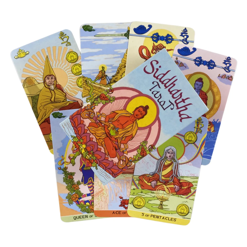 Siddhartha Tarot Cards A 78 Deck Oracle English Visions Divination Edition Borad Playing Games