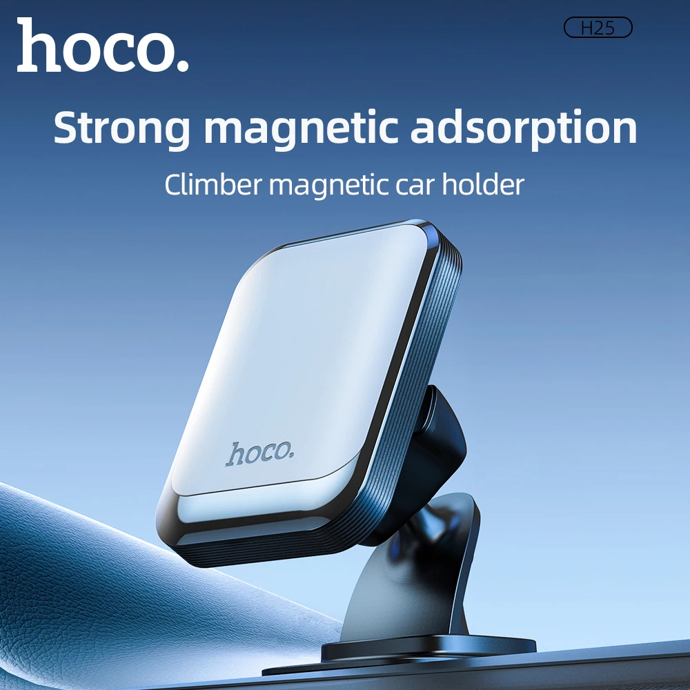 HOCO Magnetic Car Phone Holder Magnet SmHOCO Magnetic Car Phartphone Stand Support for iPhone 14 Pro Max Xiaomi Huawei Samsung