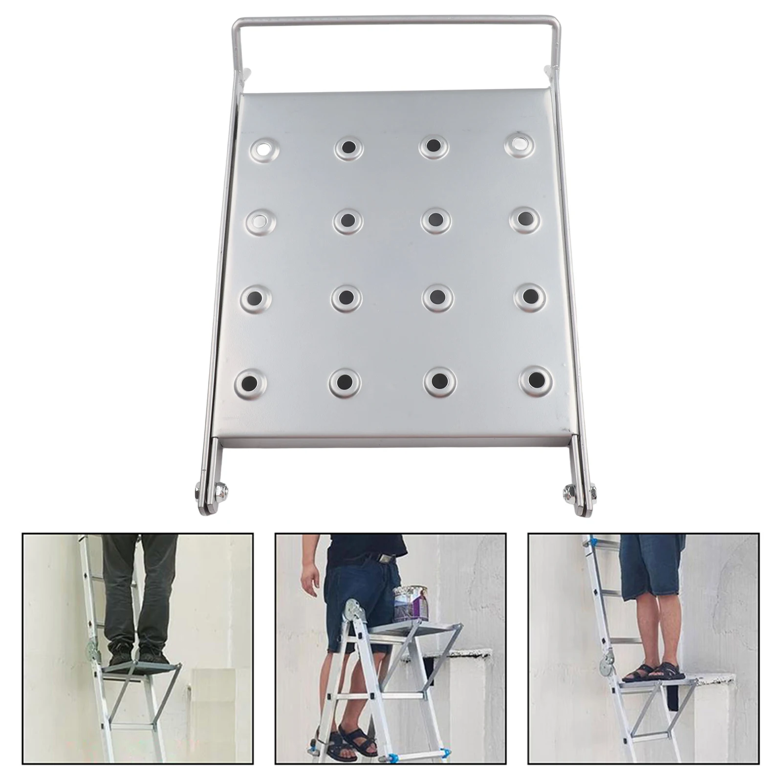 Multipurpose Ladder For Outdoor Ladder 30x26.5cm Ladder Work Platform High-Quality Iron Material Indoor Outdoor Use