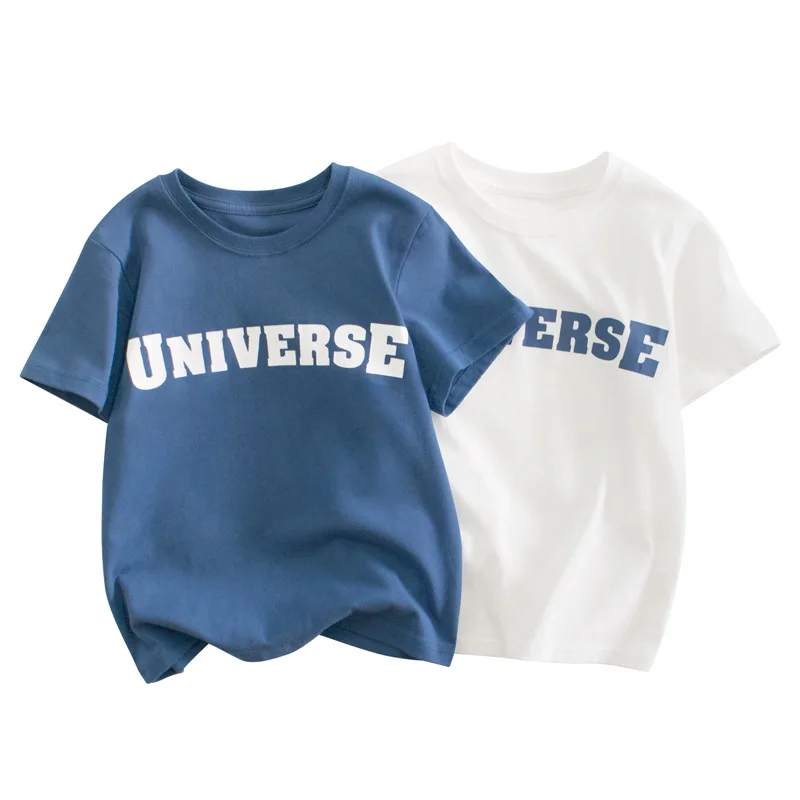 

2025 Brand Children's Clothing Summer Korean Version Children's Short Sleeved T-shirt Boys' T-shirt Women's Half Sleeved Shirt
