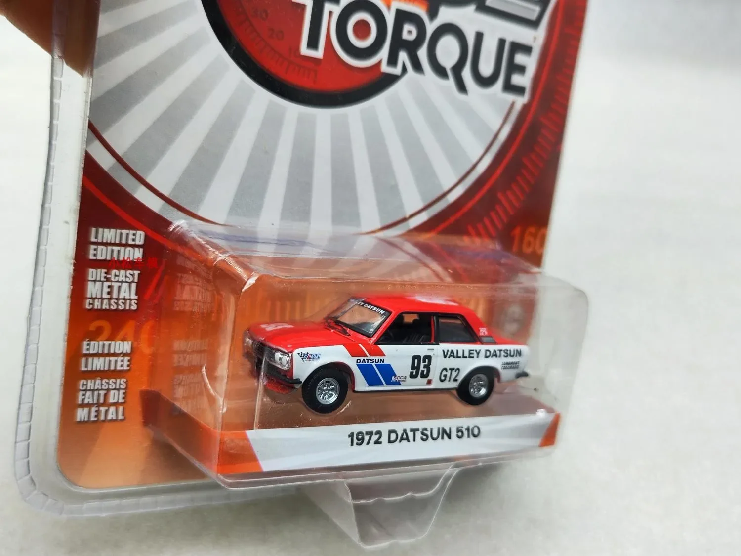 1: 64 Tokyo Torque Series 5-1972 Datsun 510- # 93 Valley Datsun Collection of car models