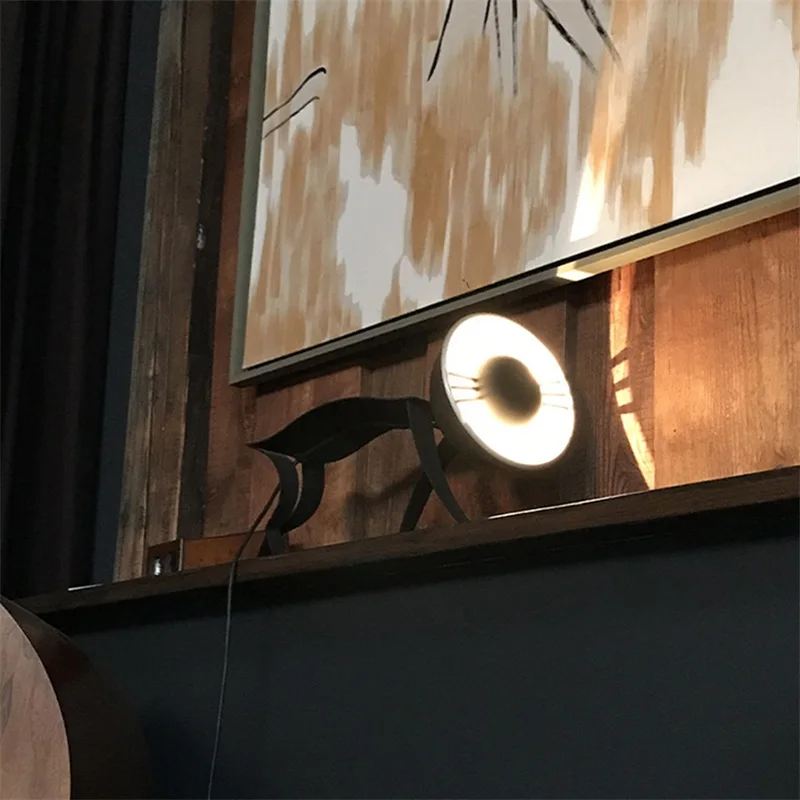 TYLA Nordic Table Lamp Contemporary Creative Black Cat LED Desk Light Decorative For Home Living Room Bedroom