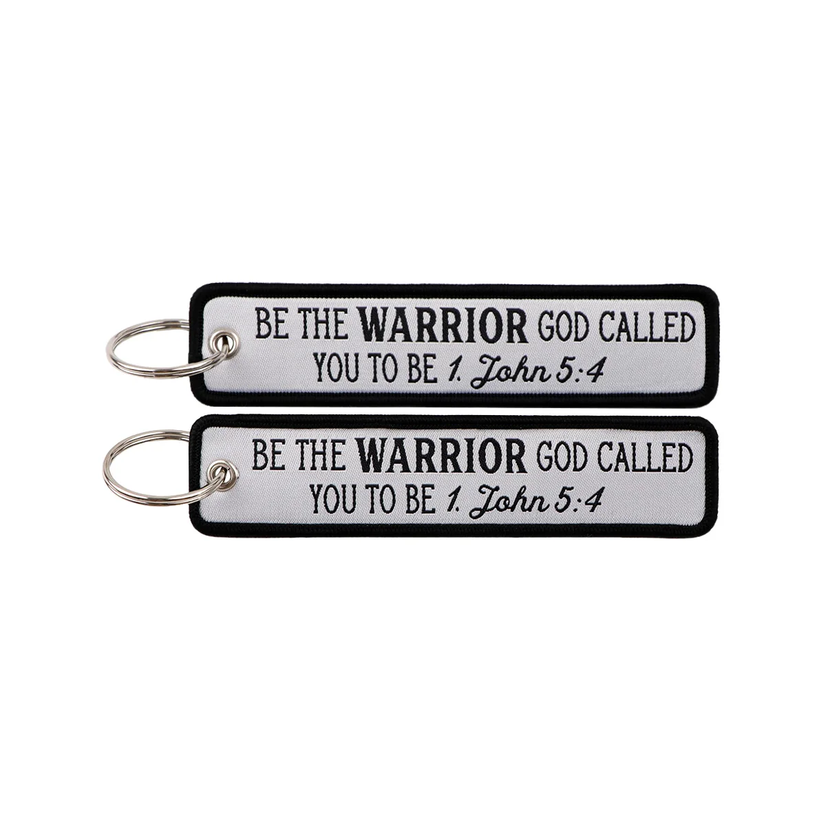 Funny Quotes Series Embroidery Key Fobs Keychain
