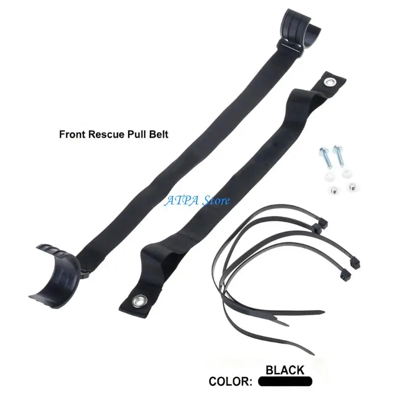 U13C Multiple Functional Save Tow Strap Reinforced Nylon for Vehicle Recovery Safe Us