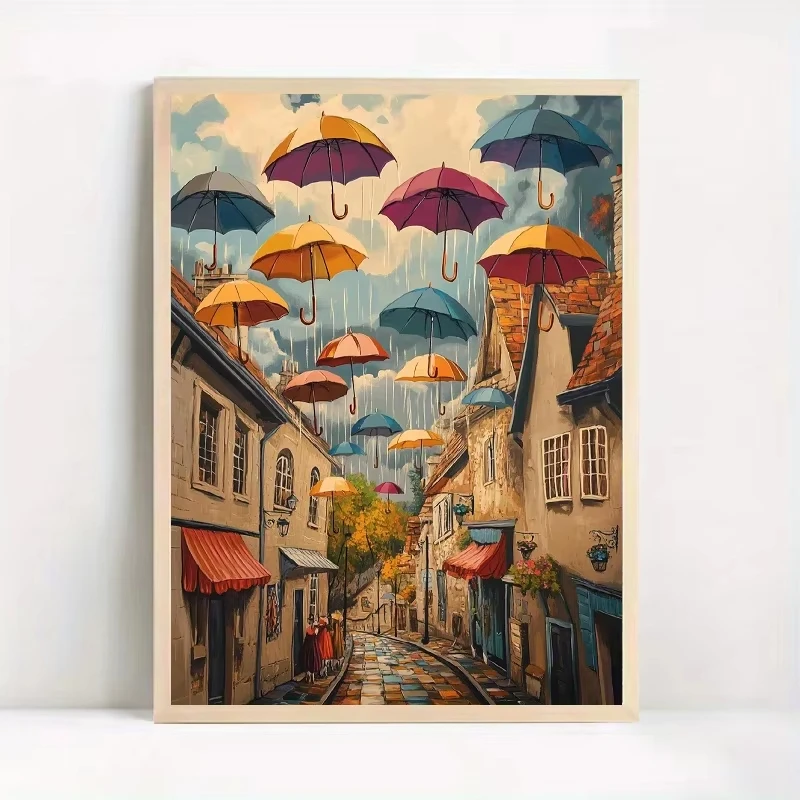Puzzle de 500/1000/1200/2000 pièces, style peinture à l'huile de paysage, pour adultes, idéal pour la détente du week-end et le plaisir en famille