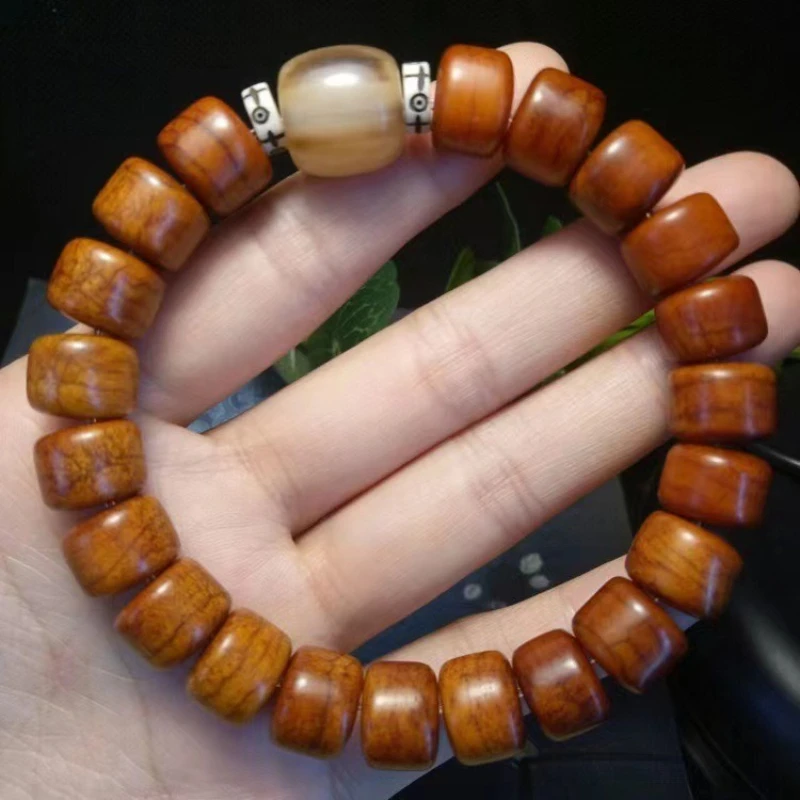 

Xizang Natural Beef Bone Bracelet, Men's Bracelet, Bone Buddha Bead, Fashion Lucky Jewelry, Gifts