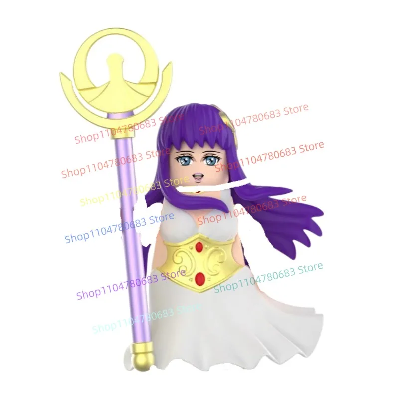 ตัวต่อ MOC นักรบทองคำ มินิฟิกเกอร์ พร้อมอุปกรณ์เสริม ของเล่นสะสมสำหรับผู้ที่ชื่นชอบ ของขวัญ โมเดล