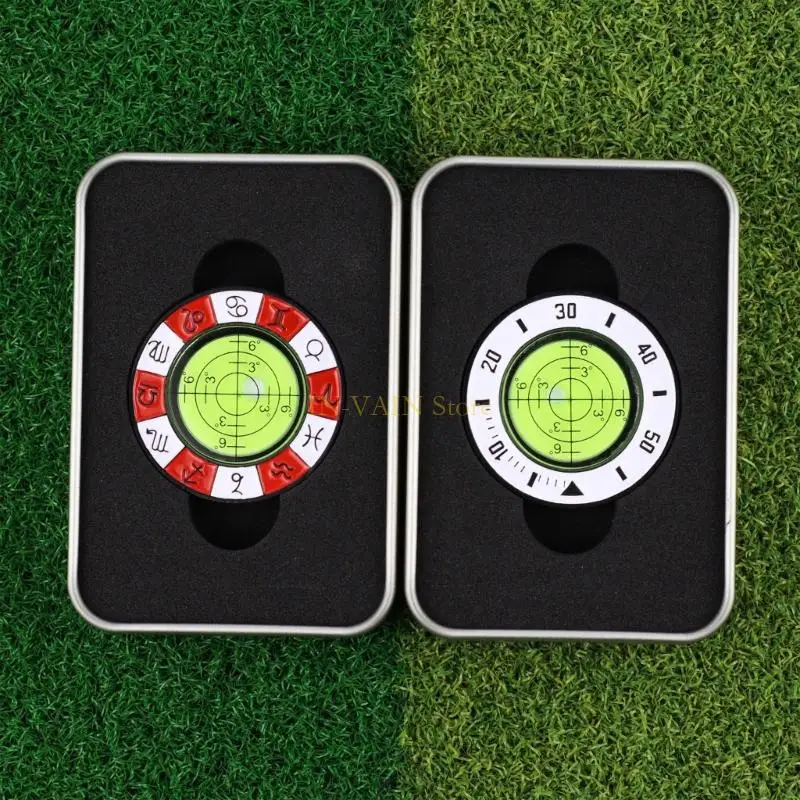 M5TC Golf Putt Green Reader مع صندوق القراءة الأخضر الحديد القابل للانفصال عن القراءة القبعة Golf Hat Marker سهلة التثبيت