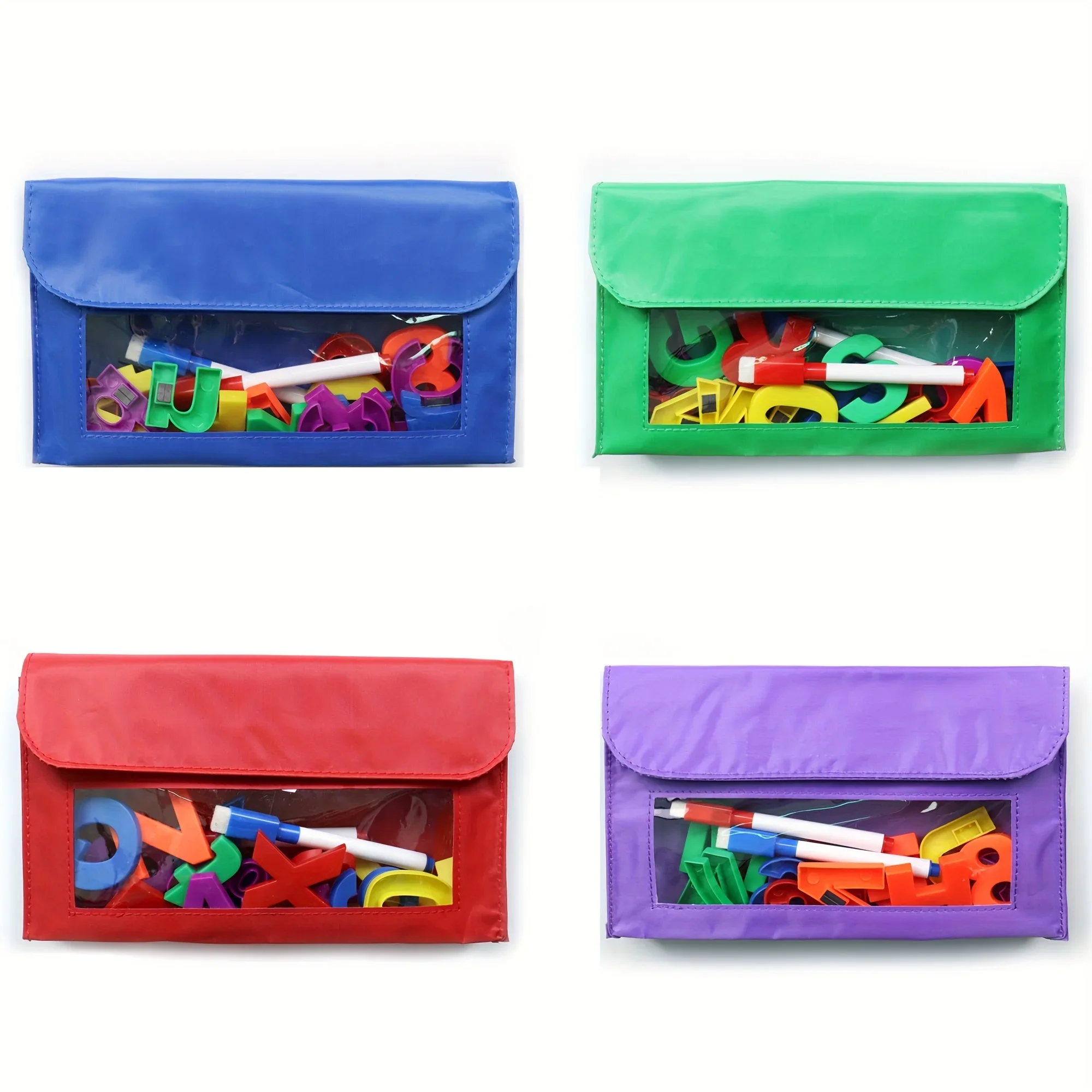 Sac de rangement magnétique pour tableau blanc, pour aides pédagogiques en classe, sac de rangement magnétique