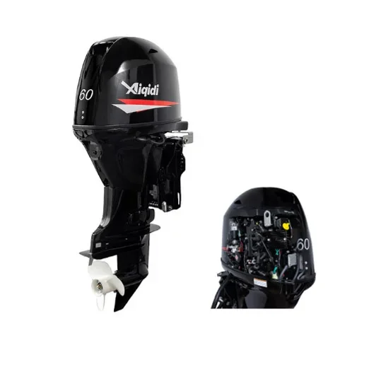 AIQIDI 60HP 4-Stroke Outboard Engine Electric Starting Power Trim 996cc Fuel Injection Outboard Motor