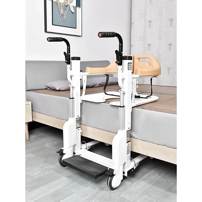 Multifunctional Electric Lift Shift Chair Disabled Home Care Bathing Transfer Wheelchair