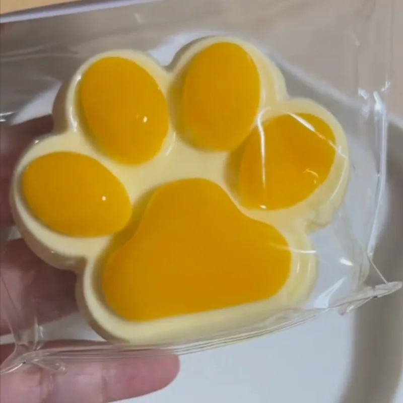 Miękka, żelowa zabawka antystresowa w kształcie kociej łapki, gniotek dla dzieci i dorosłych, łagodząca niepokój, miękka zabawka Taba Squishy.
