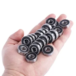 608RS 2RS Skateboard Double Shielded Small Ball Bearings Replacement Parts