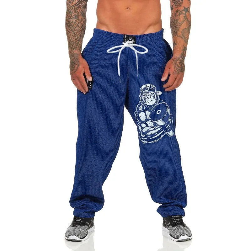 New 3D printed mesh breathable fashionable casual adult and children's sports pants