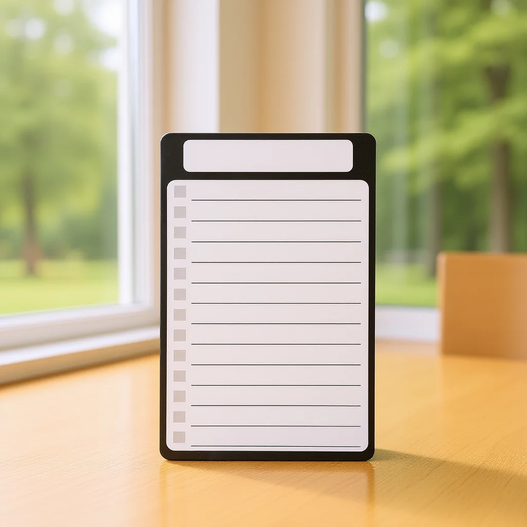 冷蔵庫用磁気食料品リストパッド 滑らかな書き込み面 モダンなファームハウスの素朴な装飾スタイルにフィット 家族への素晴らしい贈り物