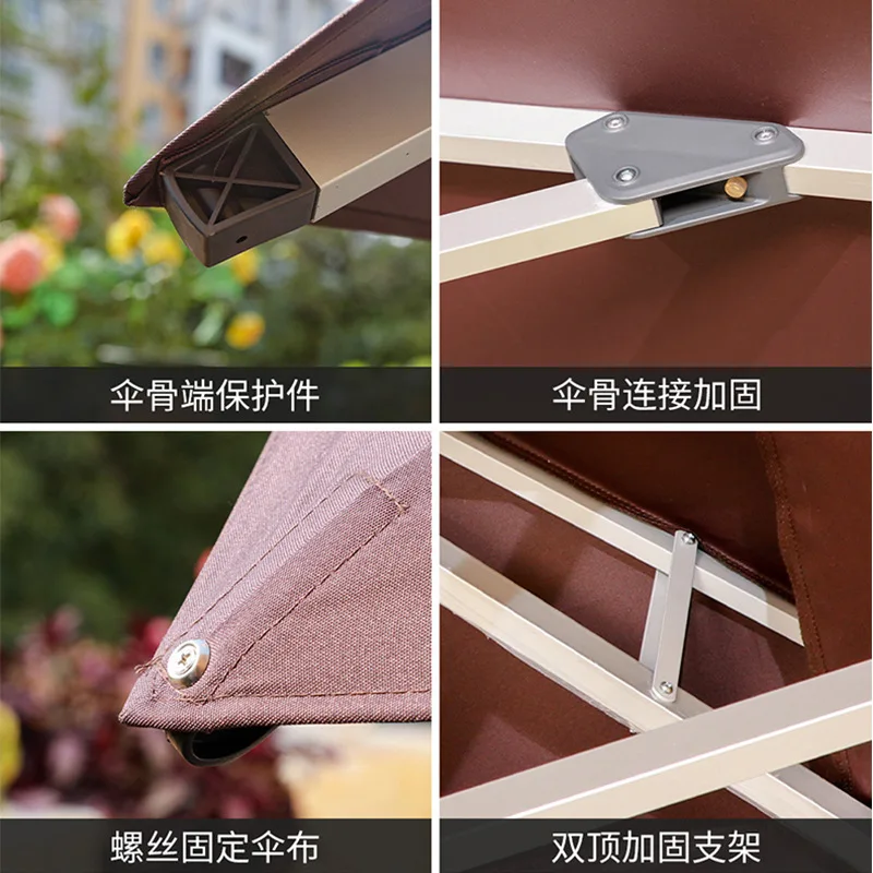 Customizable Outdoor Large Parasol Garden Terrace Commercial Sun Umbrella