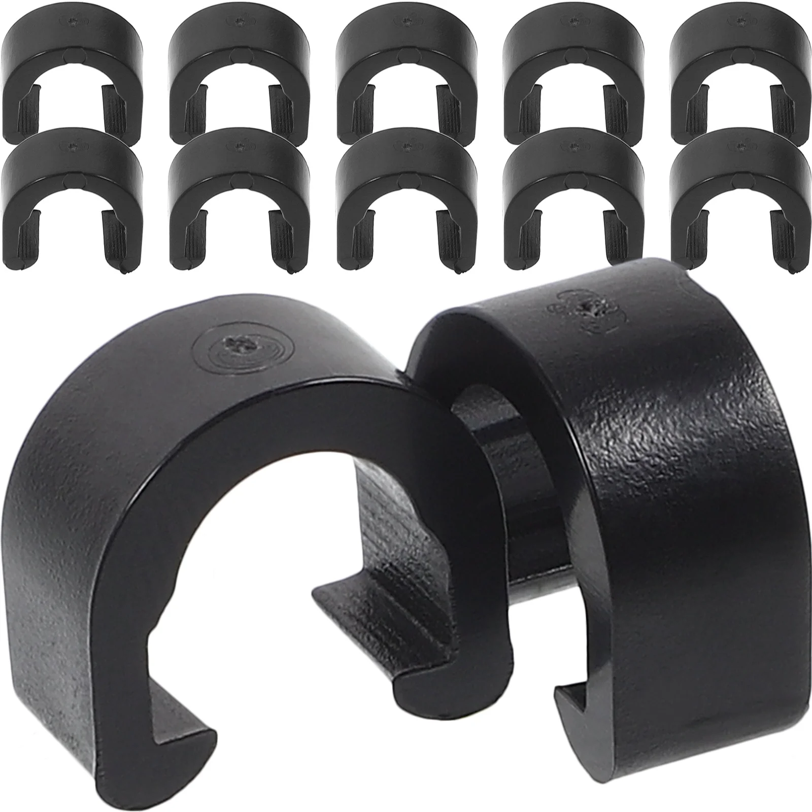 40Pcs Cable Clamp Bike Brake Clip Alloy Housing Hose Guide Cable Holder Derailleur Shifter Tube Guide for Cycling