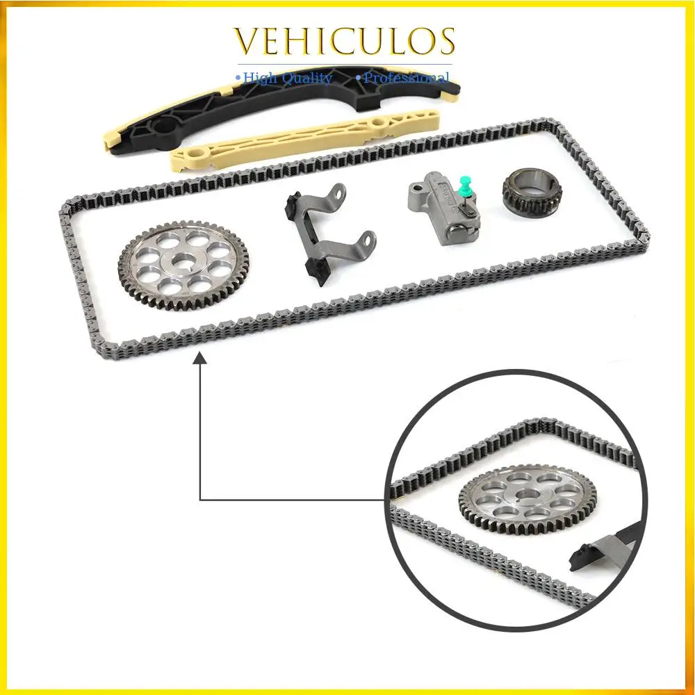 

1set Auto Engine Timing Chain Kit for 15-19 Honda Fit GM6 GK5 RU1 14520-5R0-003 14530-5R0-003 14401-5R1-003 91214-5R3 91212-5R0