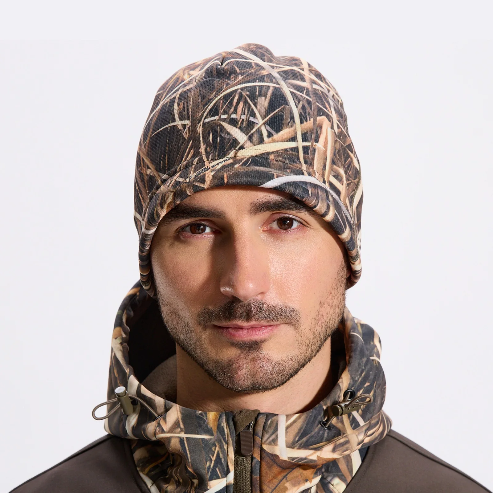 Gorra polar térmica camuflaje biónico para caza y pesca