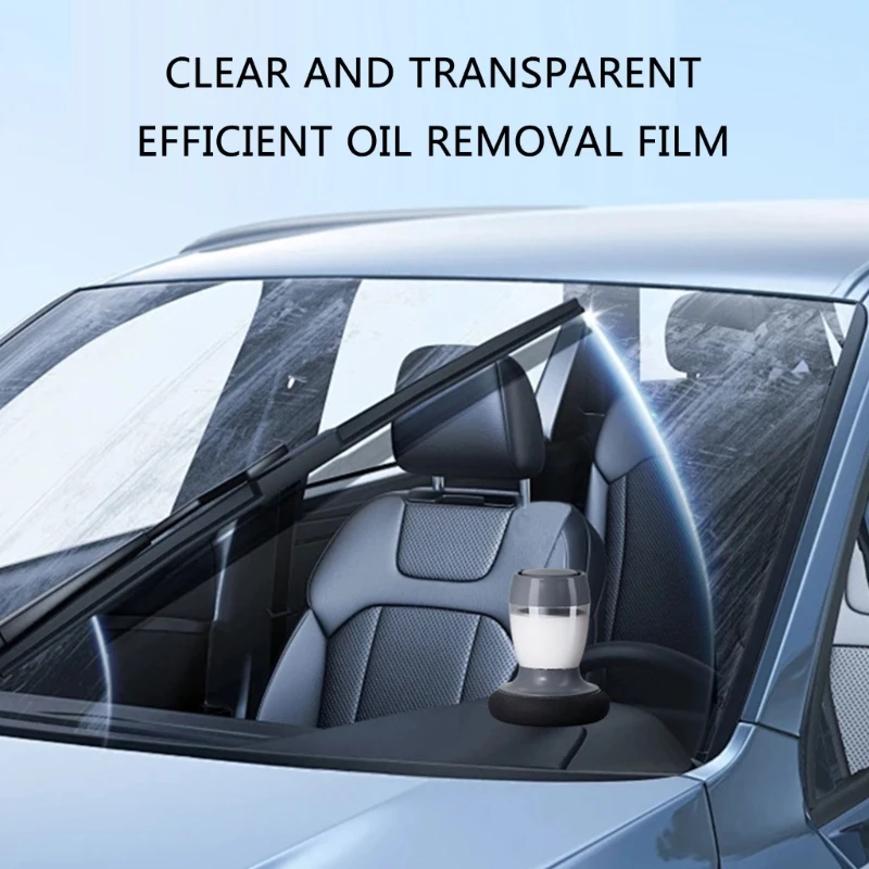 Car Glass Oil Film Remover Polishing Coating Cream Windshield Rainproof Antifog Maintenance Agent 70ml