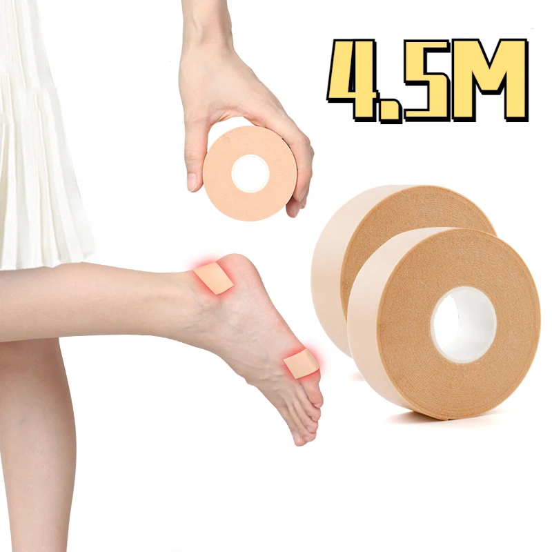 Silicone Gel Heel Cushion Protector Foot Feet Shoe Pads Insert Insole Sticker Elastic Waterproof Foam Tape Wear-Resistant