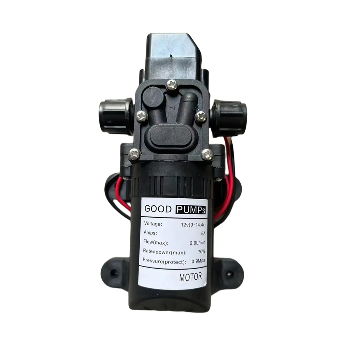 A50U 1PCS High Pressure 12V Auto Diaphragm Water Pump with Self-Priming Feature 6L/Min 0.9MPA