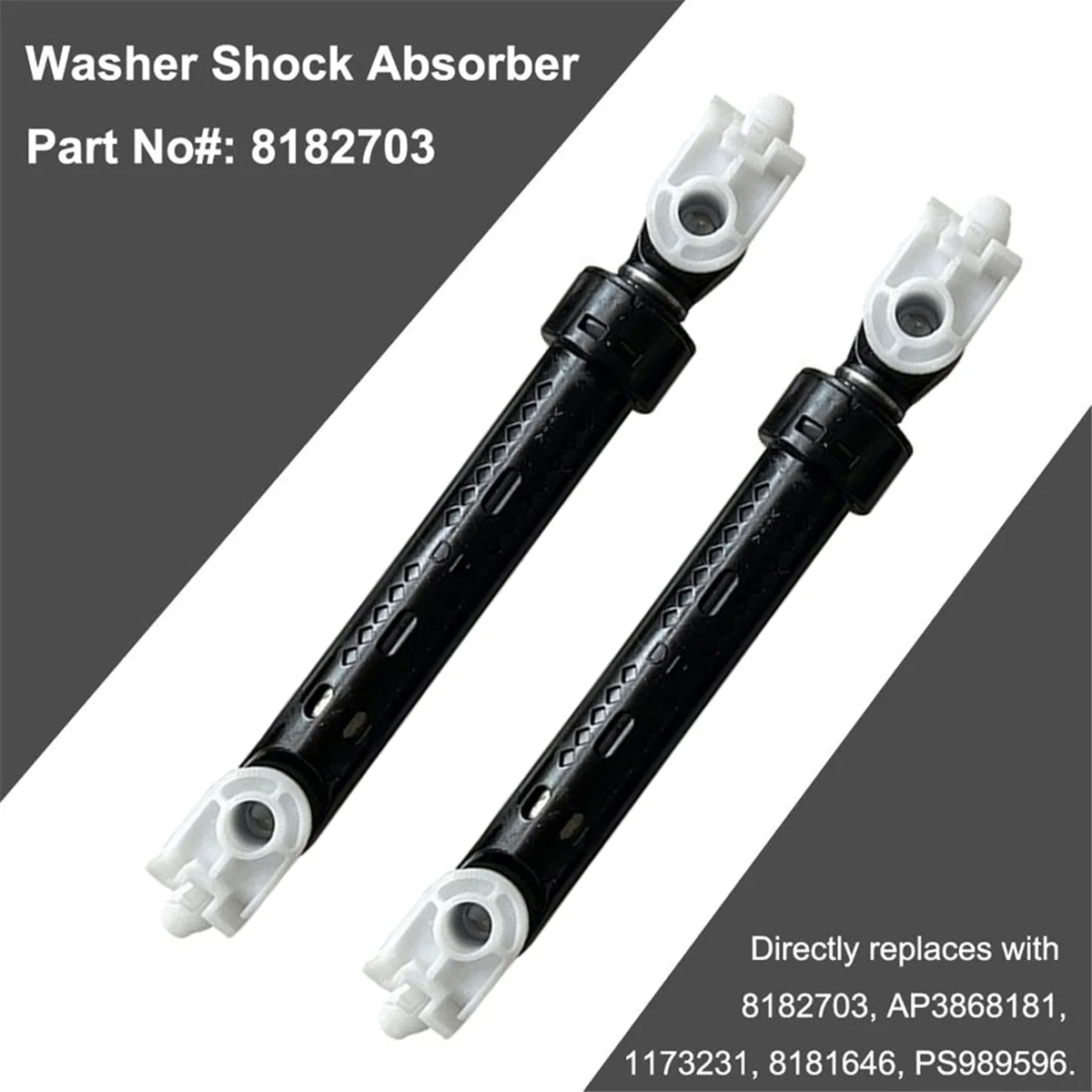 A02V-4PCS Замена амортизаторов шайбы для Whirlpool Заменяет 8182703   АП 3868181 1173231 8181646 , PS 989596